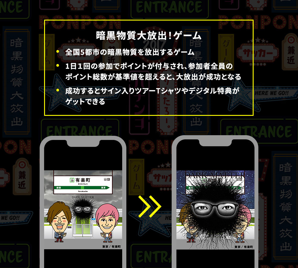 暗黒物質大放出！ゲーム